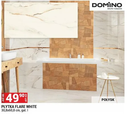 Płytka Flare White promocja w Merkury Market