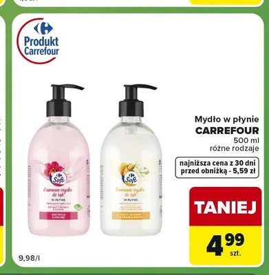 Mydło w płynie Carrefour Soft Magnolia & Orchid promocja w Carrefour Express