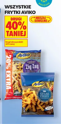 Frytki Zig Zag Aviko promocja w Biedronka