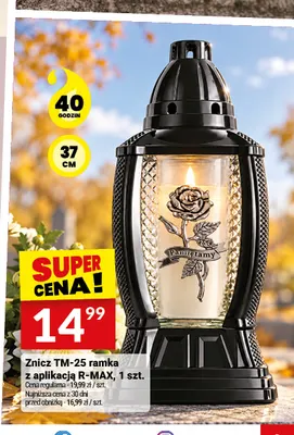 Znicz TM-25 ramka z aplikacją R-MAX promocja w Twój Market