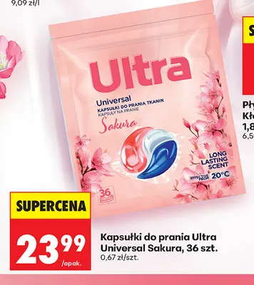 Kapsułki do prania Ultra Universal Sakura promocja w Biedronka