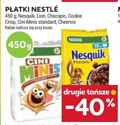 Płatki Nesquik promocja w Stokrotka