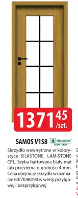 Drzwi wewnętrzne SAMOS V1S8 promocja w Dobre Dla Domu