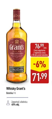 Whisky Grant's promocja w Aldi