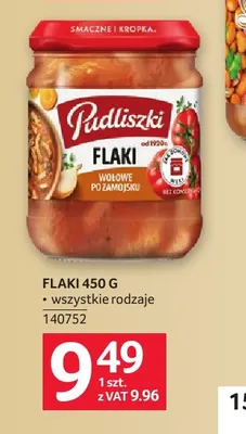Flaki wołowe po zamojsku Pudliszki promocja w Selgros