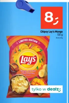 Chipsy Lay's Mango promocja w Dealz