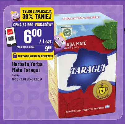 Herbata yerba mate Taragui promocja w POLOmarket