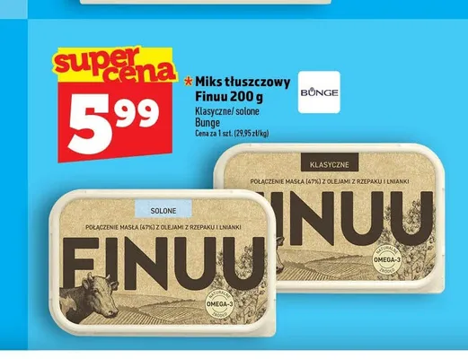 Miks tłuszczowy Finuu solone promocja w TOPAZ