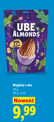Migdały z Ube promocja w Lidl
