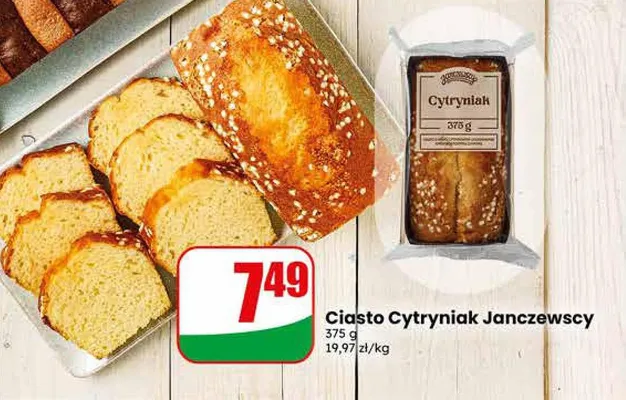 Ciasto Cytryniak Janczewscy promocja w Dino