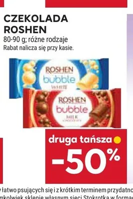 Czekolada Roshen promocja w Stokrotka