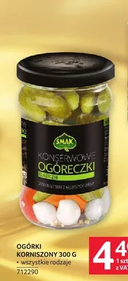 Ogórki korniszony Smak promocja w Selgros