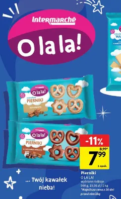 Pierniki wybrane rodzaje promocja w Intermarche