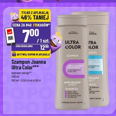 Szampon Joanna Ultra Color promocja w POLOmarket