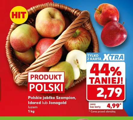 Jabłka Szampion polskie promocja w Kaufland