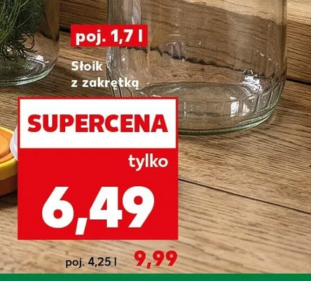 Słoik z zakrętką 1,7 l promocja w Kaufland