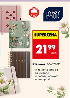 Planner A5/240 promocja w Biedronka