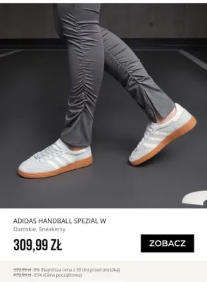 Sneakersy damskie Adidas Handball Spezial W promocja w Sizeer