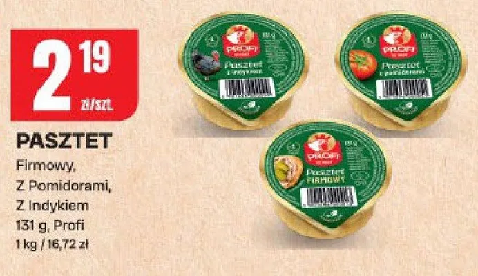 Pasztet firmowy, z pomidorami, z indykiem promocja w Chorten