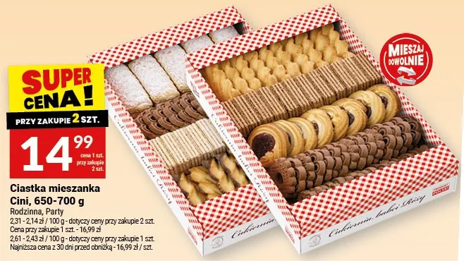 Ciastka mieszanka Cini Rodzinna promocja w Twój Market