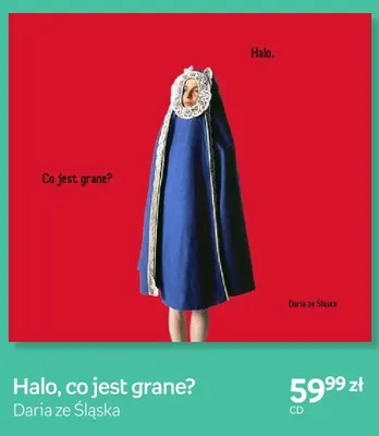 Płyta CD Halo, co jest grane? Daria ze Śląska promocja w Empik