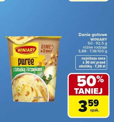Danie gotowe WINIARY promocja w Carrefour