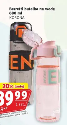 Butelka na wodę Berretti 680 ml promocja w Prim Market