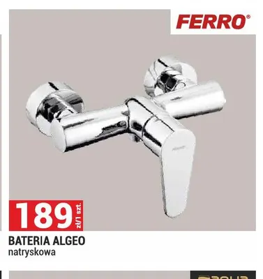 Bateria Algeo natryskowa Ferro promocja w Merkury Market