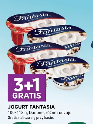 Jogurt Fantasia Danone promocja w Stokrotka