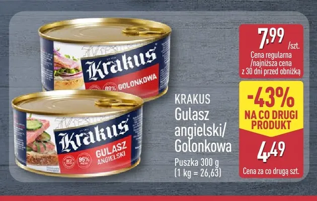 Golonkowa Krakus promocja w Aldi