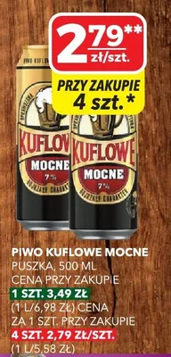 Piwo Kuflowe Mocne puszka promocja w Top Market