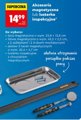 Akcesoria magnetyczne lub lusterko inspekcyjne promocja w Biedronka