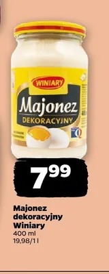 Majonez dekoracyjny Winiary promocja w Netto