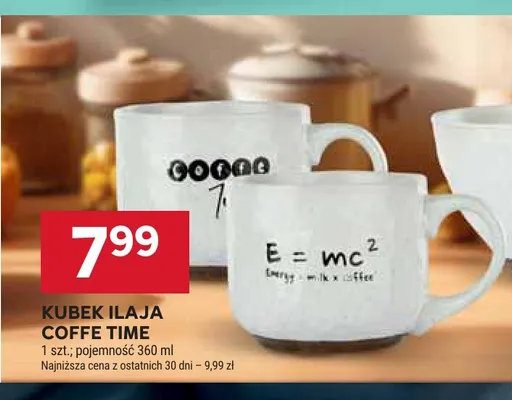 Kubek Ilaja Coffe Time promocja w Stokrotka