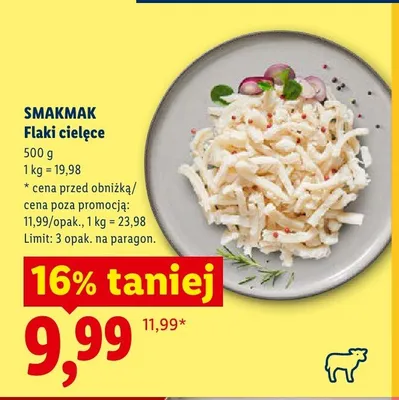 Flaki cielęce SMAKMAK promocja w Lidl