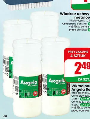 Wkład parafinowy Angela Bolsius promocja w Dino
