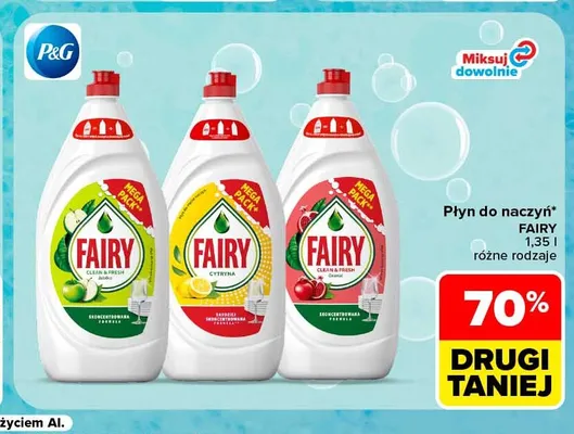 Płyn do naczyń Fairy Clean & Fresh jabłko promocja w Carrefour