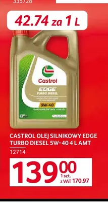 Olej silnikowy Edge Turbo Diesel 5W-40 Amt Castrol promocja w Selgros
