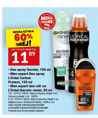 Deo spray Garnier promocja w Twój Market