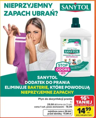 Płyn do dezynfekcji prania promocja w Carrefour Market