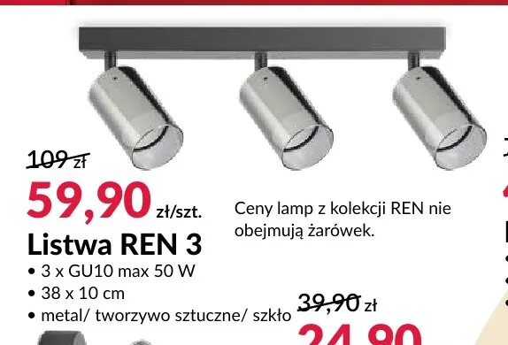 Listwa Ren 3 promocja w Salony Agata