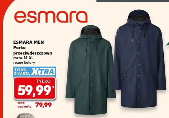 Parka przeciwdeszczowa promocja w Kaufland