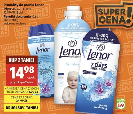 Perełki do prania shades of fresh Elix scent booster promocja w Delikatesy Centrum