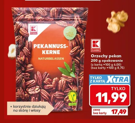 Orzechy pekan K-Classic promocja w Kaufland