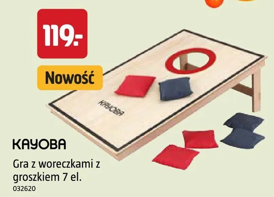 Gra z woreczkami z groszkiem Kayoba 7 el. promocja w Jula