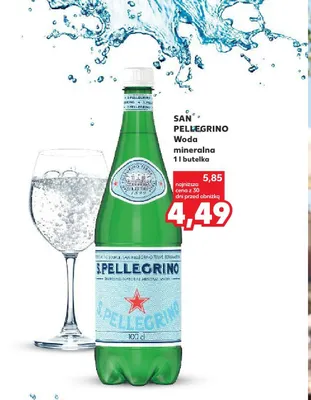 Woda mineralna San Pellegrino promocja w Kaufland