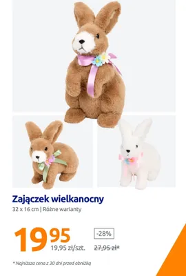 Zajączek wielkanocny promocja w Action
