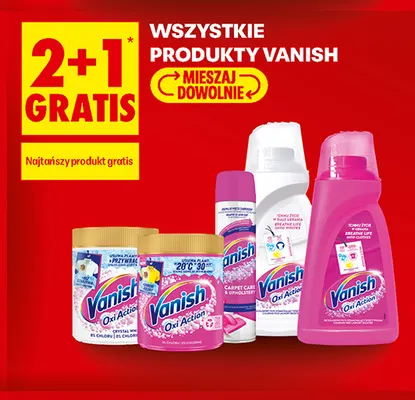 Produkty Vanish promocja w Biedronka