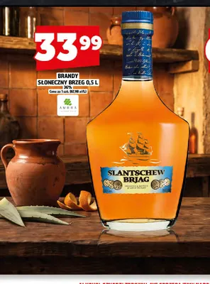 Brandy Słoneczny Brzeg 36% promocja w TOPAZ