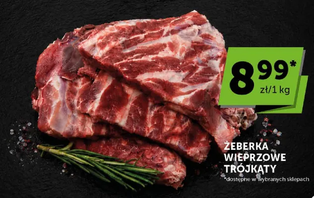 Żeberka wieprzowe trójkąty promocja w Euro Sklep